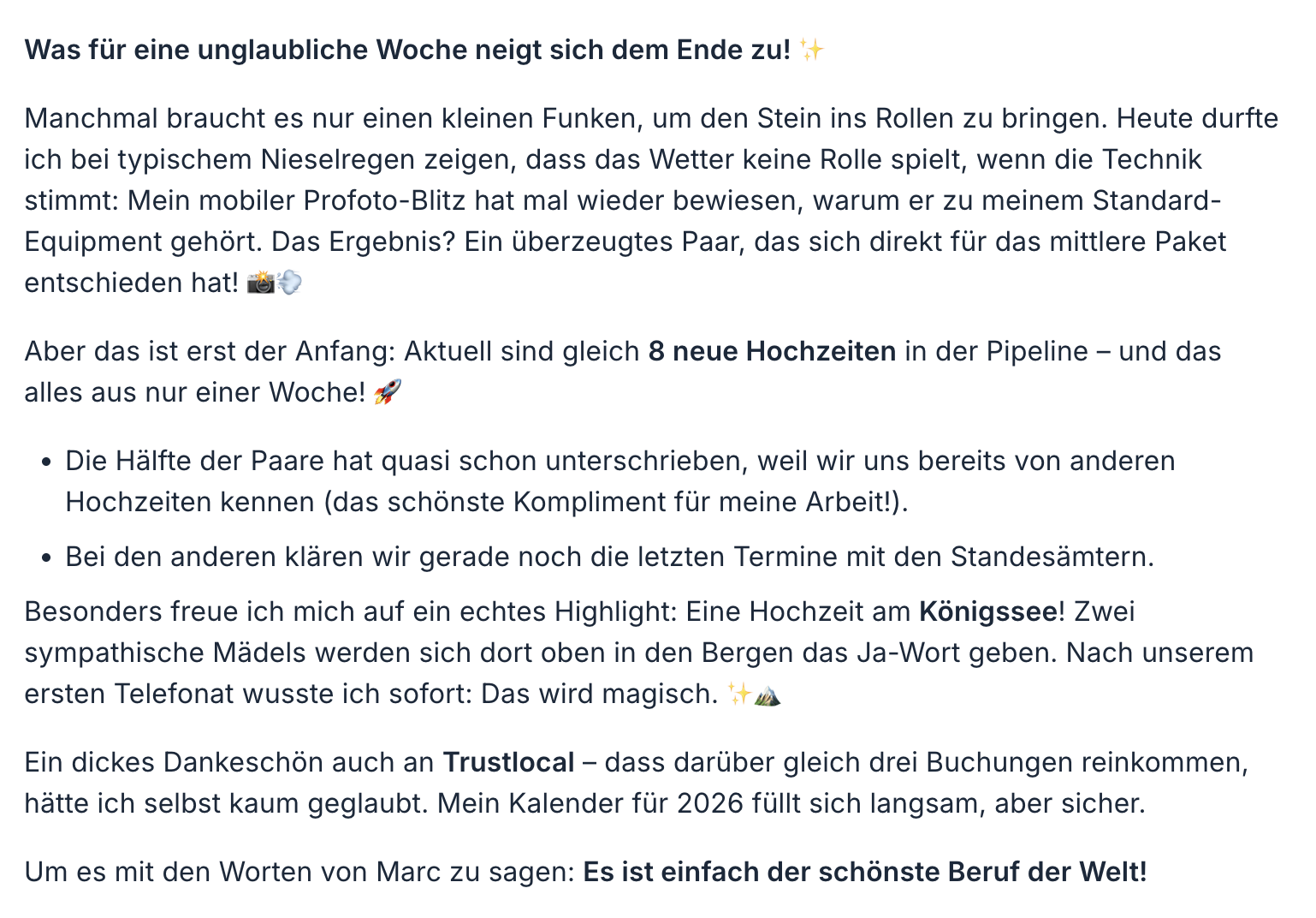 Review von Andrea